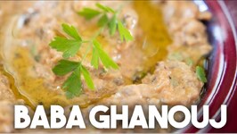 Baba Ghanouj - Eggplant Dip - Vegan Vegetarian