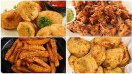 6 Easy Monsoon Snack Recipe-Quick Evening Snack Recipes-Monsoon Special Pakoras-Tea TIme Snack
