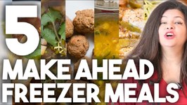 5 Make Ahead Freezer Meals - Holiday Planning - Kravings