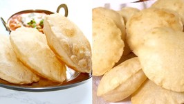 How To Make Instant Bhature For Chole - Puffed Puris