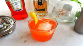 Cocktail - Refreshing Tequila, Aperol And Elderflower Cocktail