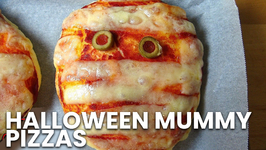 Halloween Mummy Pizzas