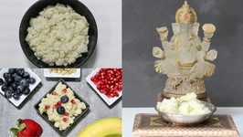 Rava Sheera Prasadam For Puja / Sooji Halwa - Semolina Pudding