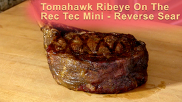 Tomahawk Ribeye On The Rec Tec Mini - Reverse Sear