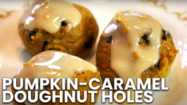 Pumpkin-Caramel Doughnut Holes