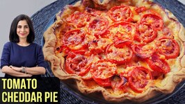 Tomato Pie Recipe - How To Make Tomato Pie - Tomato Pie with Cheddar - Pie Recipe By Tarika Singh