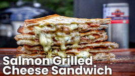Salmon Grilled Cheese Sandwich From My Schickling Grill