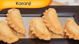 How To Make Karanji - Gujiya Recipe - Diwali Special Recipe - Indian Sweets By Ruchi