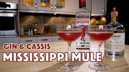 1922 Mississippi Mule 2 Ways Gin And Cassis Cocktail