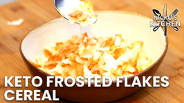 Keto Frosted Flakes Cereal Recipe / Low Carb Corn Flakes Alternative