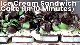 Ice Cream Sandwich Cake (In 10 Minutes)