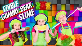 Edible Gummy Bear Slime DIY - Ft The Wild Adventure Girls