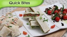 Quick Bites 3 Different Types Of Starters Snack Recipes By Ruchi Bharani