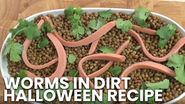 Worms In Dirt - Halloween Recipe