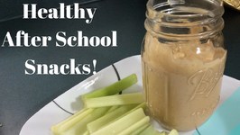 Healthy and Easy After School Snack Idea: Peanut Butter Hummus