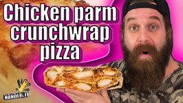 Chicken Parm Crunch Wrap Pizza