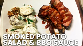 Smoked Potato Salad And BBQ Sauce