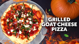 Grilled Goat Cheese Pizza: Kettle Pizza Accessory