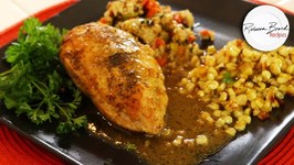 Thanksgiving Chicken Dinner By Scratch Fast - Stuffing - Gravy - Popped Corn Recipes