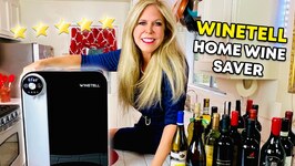 How to Keep Wine Fresh for 100 days with Winetell -Wine Tasting - Red Wine Storage with Argon