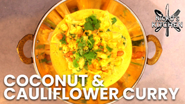 Coconut And Cauliflower Curry / Vegetarian Recipe / Low Carb Recipe