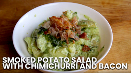 Smoked Potato Salad With Chimichurri And Bacon