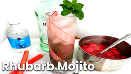 Cocktail Recipe - Rhubarb Mojito