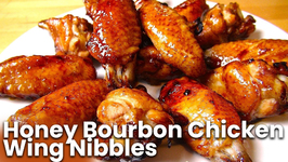 Honey Bourbon Chicken Wing Nibbles
