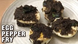 Egg Pepper Fry Recipe - How To Make Egg Pepper Masala - Egg Snack Recipe - Egg Recipe By Chef Tarika