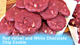 Red Velvet and White Chocolate Chip Cookies - Ultimate Cookie Collaboration