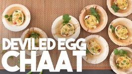 Deviled Egg Chaat - Street Style Fusion - Kravings
