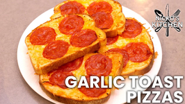 Garlic Toast Pizzas -  Amazing Snack Recipe