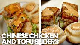 Chinese Chicken and Tofu Sliders