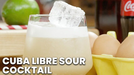 Cuba Libre Sour Cocktail