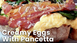 Creamy Eggs With Pancetta