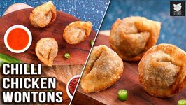 Chicken Wontons Recipe - Homemade Wonton Recipe - Chef Varun Inamdar Recipes - Godrej Oils