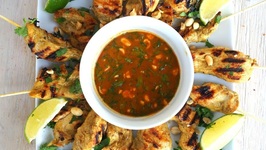 Appetizer Recipe-Coconut Curry Chicken Skewers