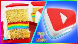 Rainbow Buttercream VIDCON Cake (How To) Mini Competition