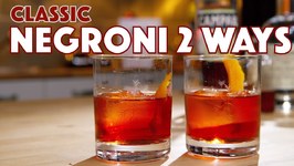 Classic Negroni Cocktail 2 Ways