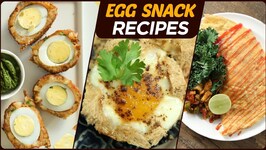 Egg Snack Recipes - How To Make Egg Snack - Quick & Easy Egg Dishes - Non-Veg Snack Recipes