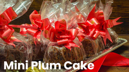 Mini Plum Cake - Christmas Special -Eggless Baking Without Oven