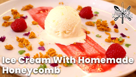 How To Make Ice Cream With Homemade Honeycomb