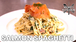 Salmon Spaghetti - Creamy Pasta & Smoked Salmon