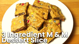 3 Ingredient M And M Dessert Slice