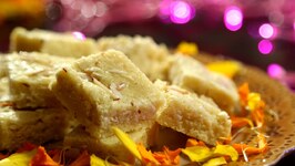 Sweet Badam Burfi Recipe - Ruchis Kitchen