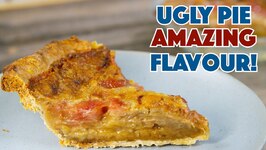 Ugliest Pie Ever - But Oh So Tasty - Rhubarb Butter Tart Pie Recipe