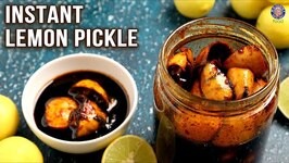 Instant Lemon Pickle Recipe - Mother's Recipe