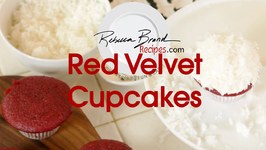 Red Velvet Cake - Cupcakes With Cream Cheese Frosting