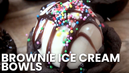 Brownie Ice Cream Bowls