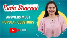 YOUTUBE LIVE With Ruchi Bharani - Chef Ruchi Bharani Answers POPULAR Questions - LIVE - Food Stream